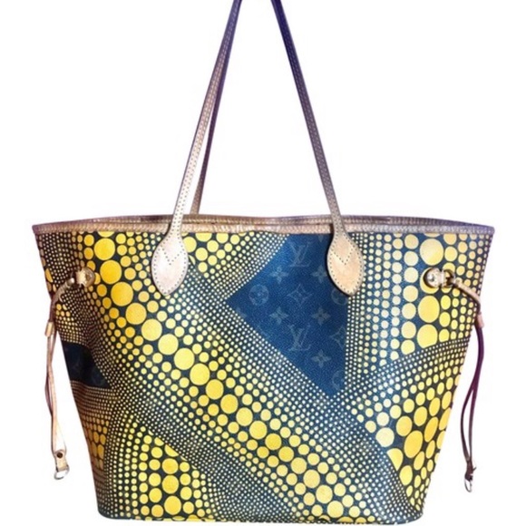Louis Vuitton Handbags - Louis Vuitton Yayoi Kusama Waves Dots Neverfull Mm